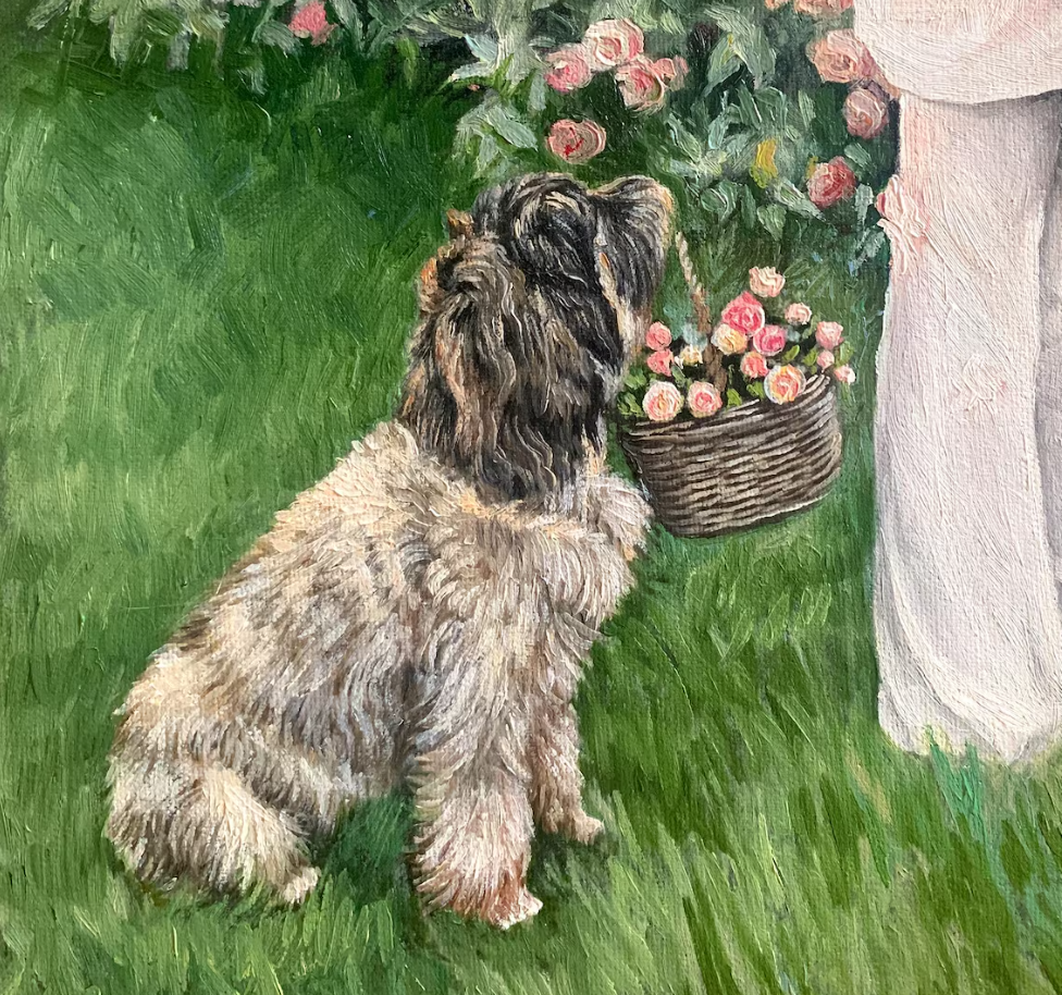 Personalized Anniversary Oil Painting on Canvas